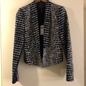 BCBG Maxazria patterned blazer